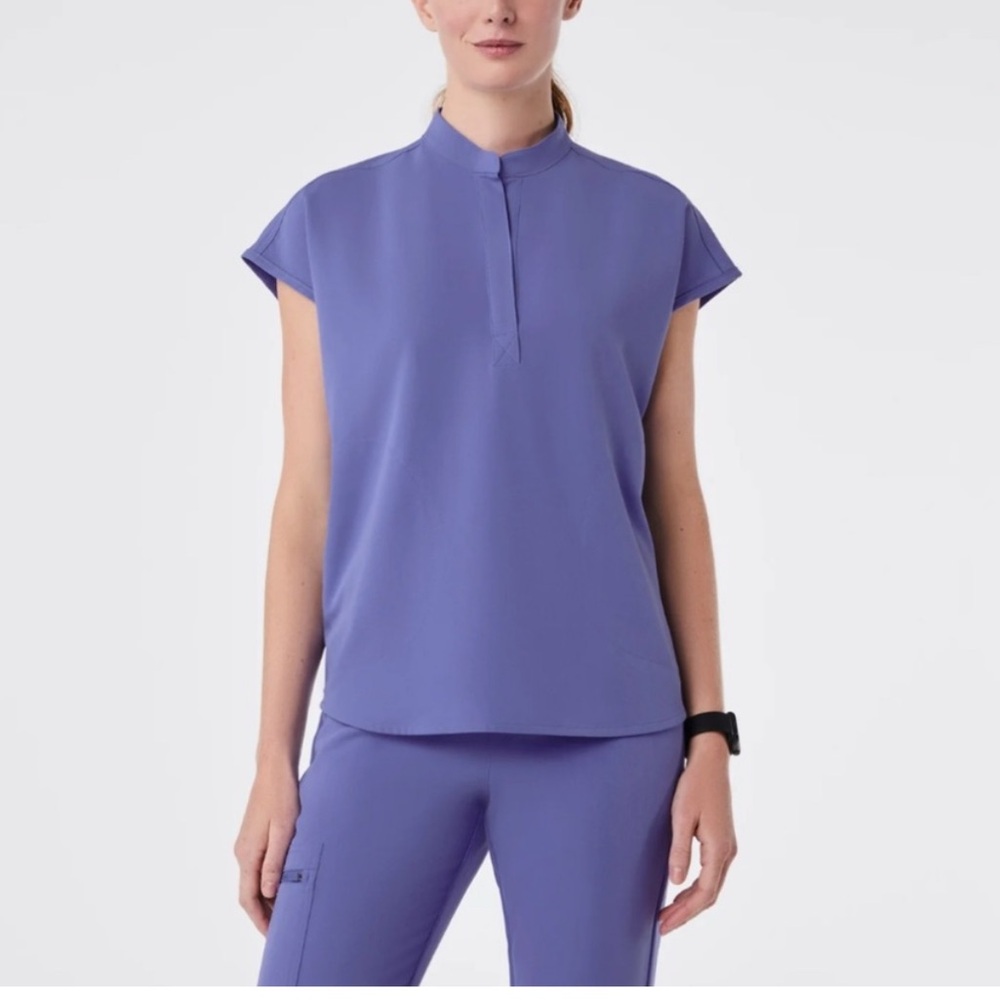 Figs purple rafaela top with joggers